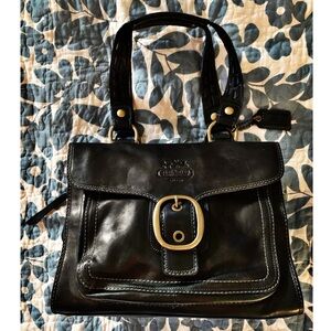 Coach Black Leather Women's Bag